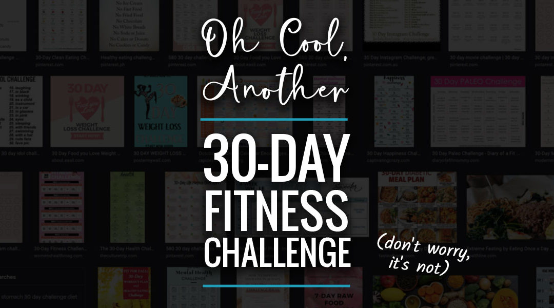 Two diet challenges for you